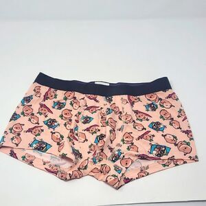 NEW MeUndies Peach Summer Boxer Briefs Underwear Mens Size Medium